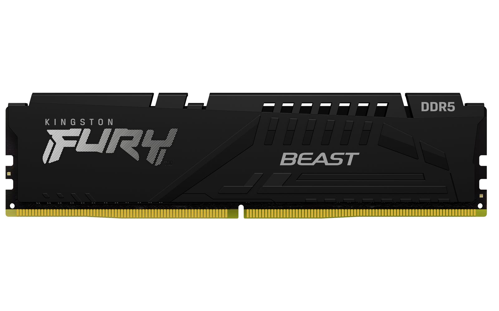 Kingston 128GB (4x32GB) DDR5 5200MHz CL40 FURY Beast