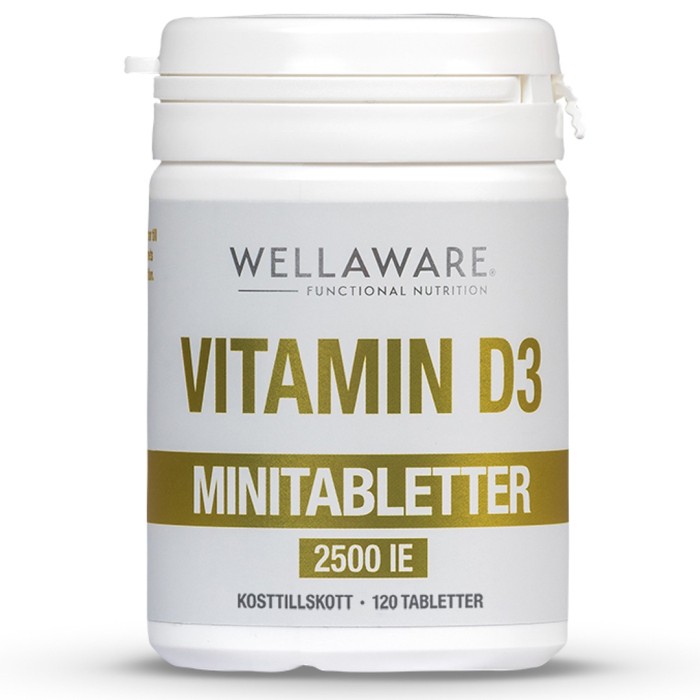 WellAware Vitamin D3 2500 IE 120 minitabletter