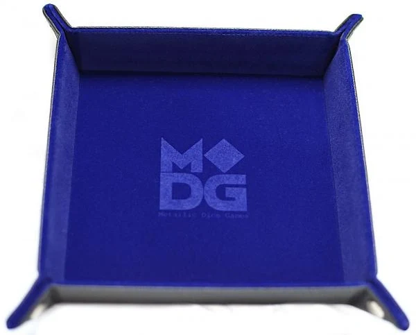 Dice Tray Velvet - Blue