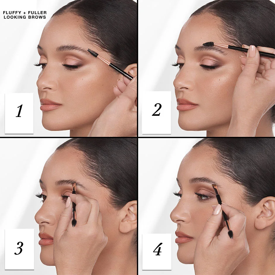 Anastasia Beverly Hills Fluffy & Fuller Looking Brow Kit Medium Brown Lip Liner: 1.49 g Crystal Lip Gloss: 4.8 ml, bild 3