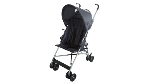 Asalvo - Pushchair Moving - Coal - Unfolded: 46 cm W x 74 cm L x 94 cm H; Folded: 107 cm W x 22 cm L x 22 cm H, bild 3