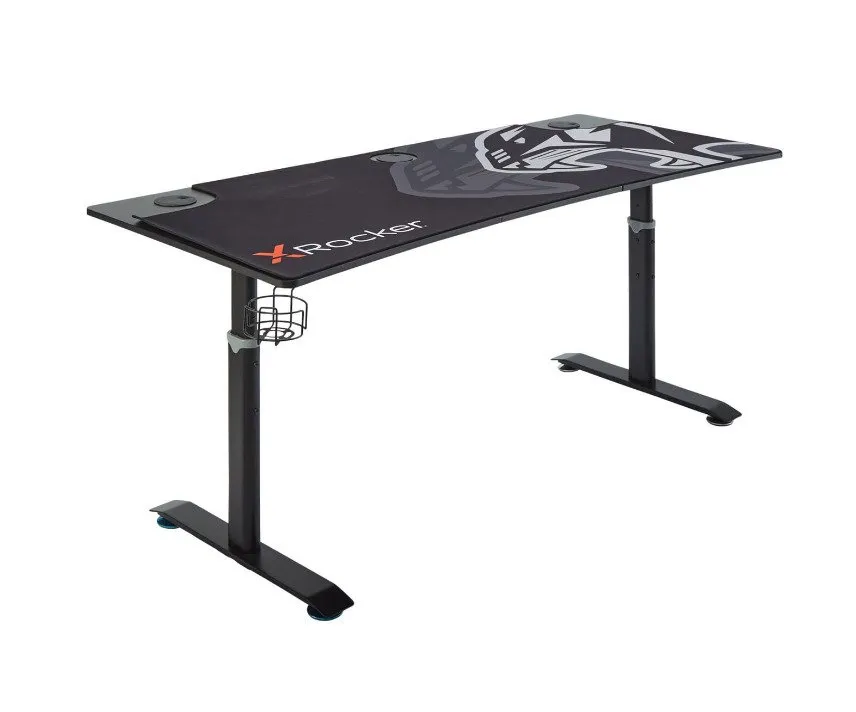 X Rocker Cougar XL - rak - rektangulär form - trä - stål - gaming - T-ben (5136501)
