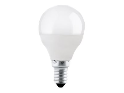 EGLO E14 LED P45 opal kronljuslampa med neutralt vitt ljus
