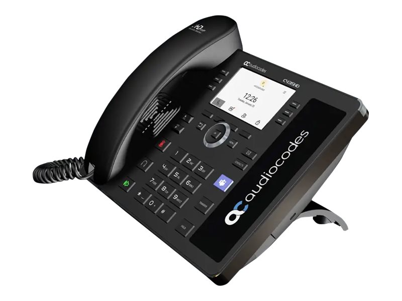 AudioCodes C435HD - VoIP-telefon med nummerpresentation - RTCP, RTP, SRTP