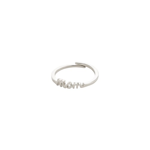 PILGRIM - LULU Mom Stack Ring - Silver Plated - Adjustable Size
