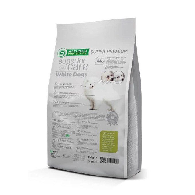 Nature's Protection pies superior care vit hund junior liten 1,5 kg, bild 2