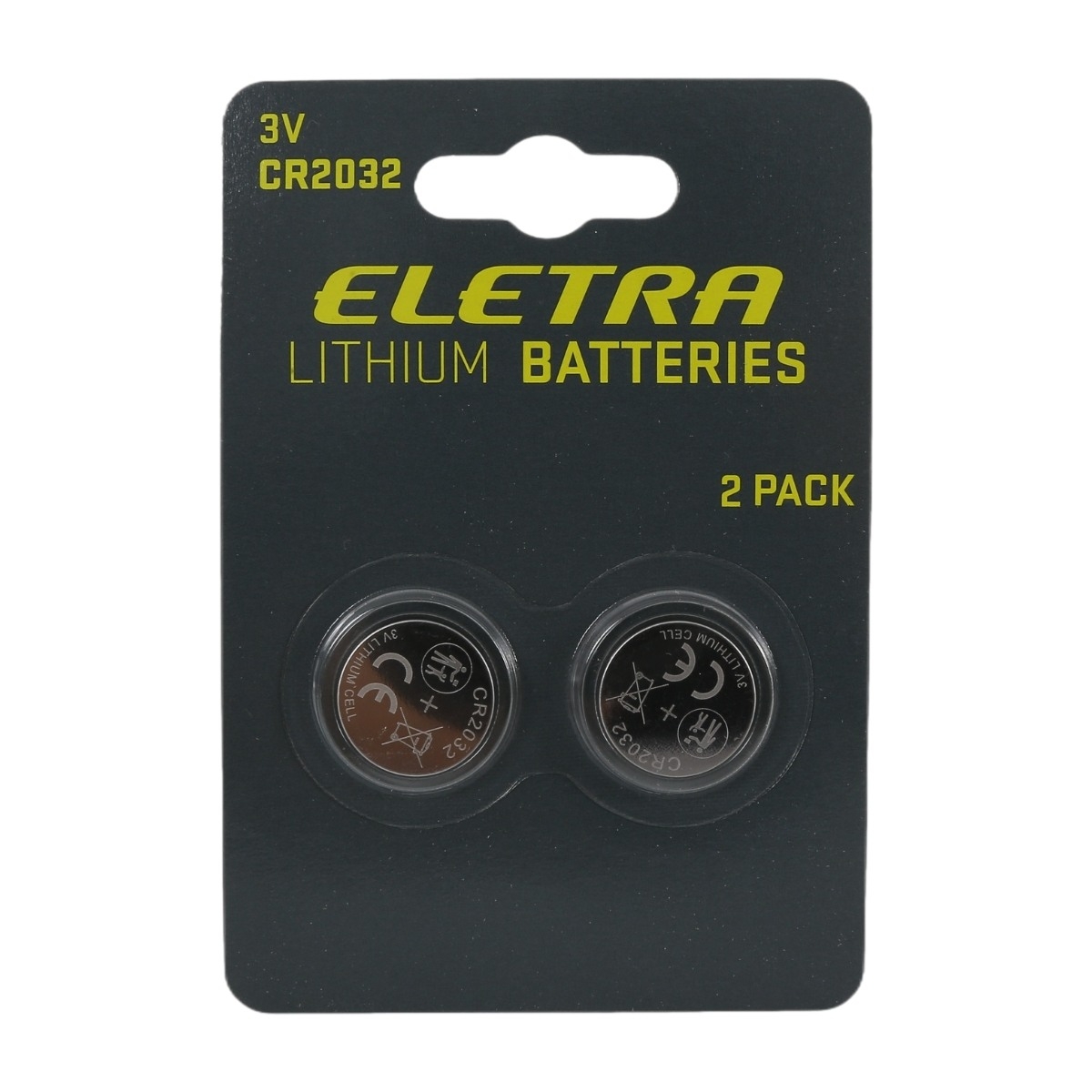 Eletra CR2032 Knappbatteri, 2 st.