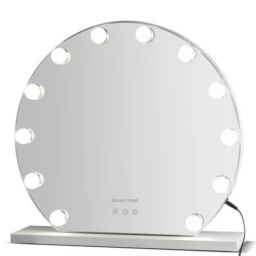 Gillian Jones 12 bulb Hollywood mirror with adjustable light