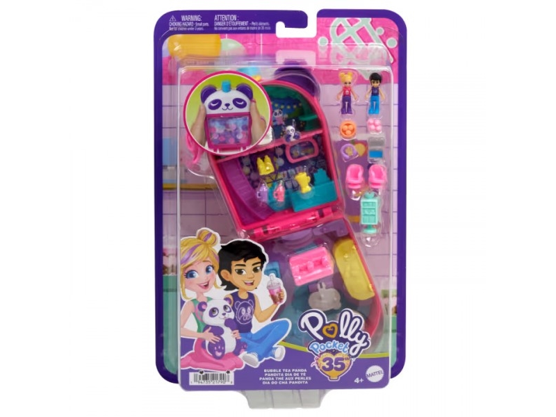Mattel Polly Pocket. Bubble tea-pannor