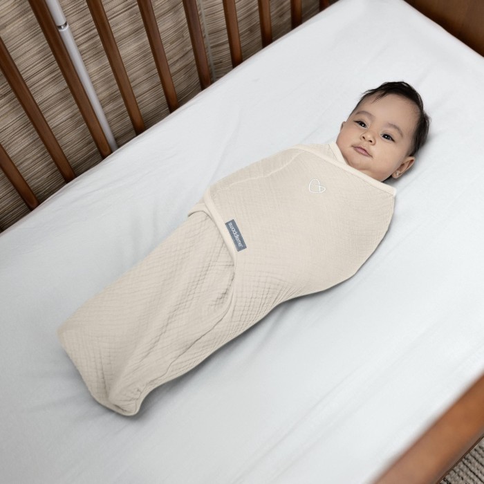 SwaddleMe by Ingenuity Muslin Original Filt, Kräm, bild 2