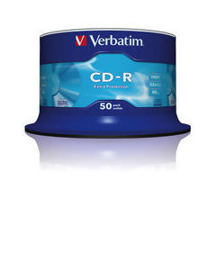 Verbatim CD-R 700MB 52X50PK spindel