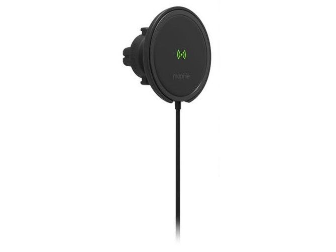 mophie snap+ wireless vent mount, Automatisk, Cigarr tändare, Trådlös laddning, Svart