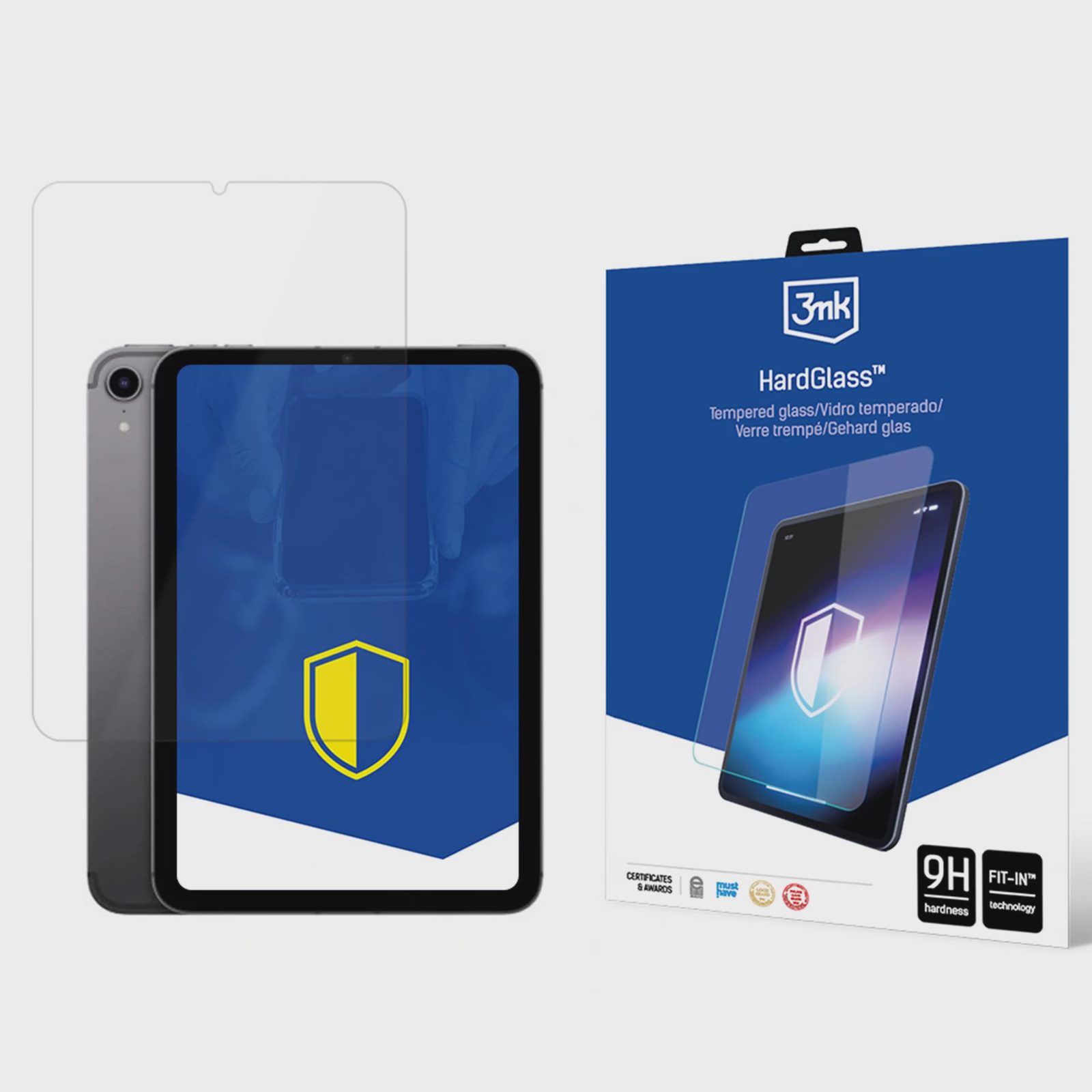 3mk HardGlass härdat glas för iPad mini 8,3" 2021 (6:e gen) / iPad mini 8,3" 2024 (7:e gen)