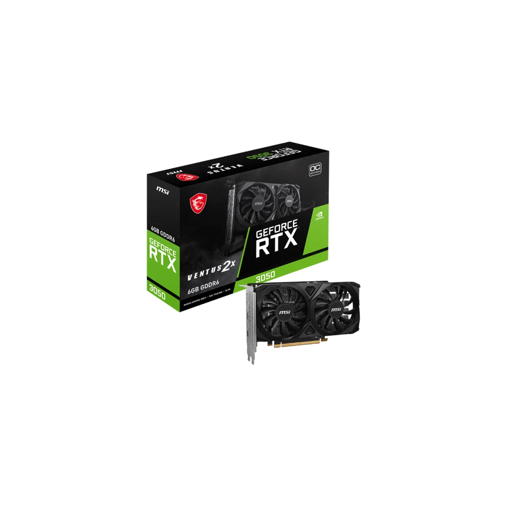 MSI GeForce RTX 3050 VENTUS 2X OC 6GB
