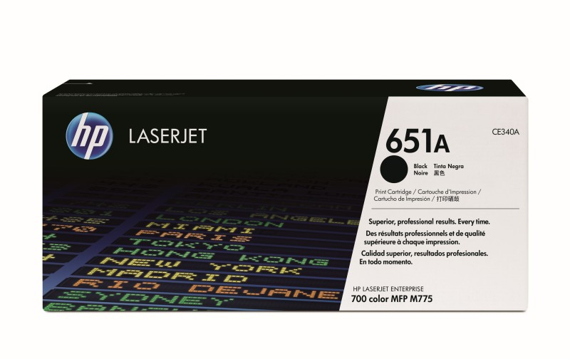 Color Laserjet 651A, black toner cartridg, bild 2