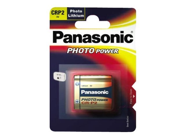 Panasonic CR-P2L/1BP CR-P2 litiumbatteri 6 V 850 mAh