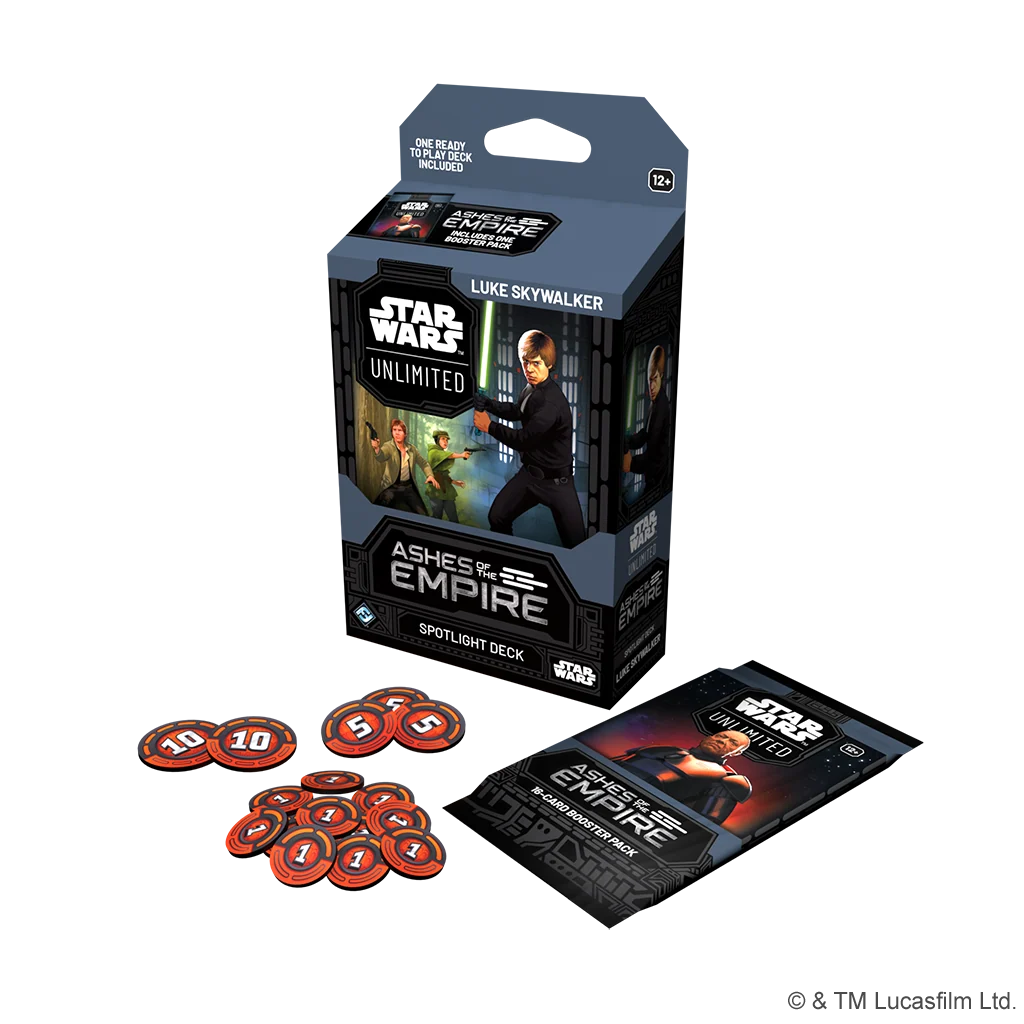 Star Wars Unlimited: Ashes of the Empire Spotlight Deck Luke Skywalker