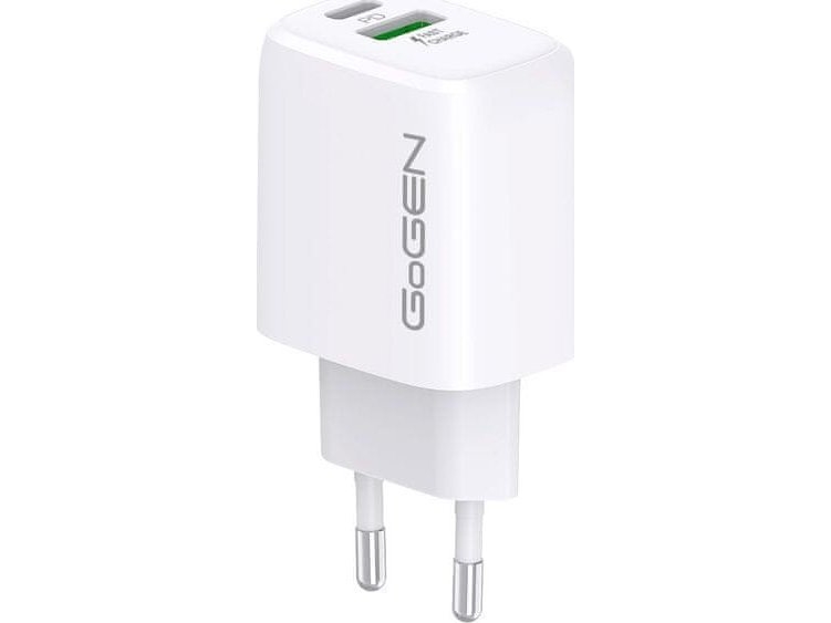 GOGEN USB-C PD 20W bil-laddare USB-A 18W -ACHPDQ220W