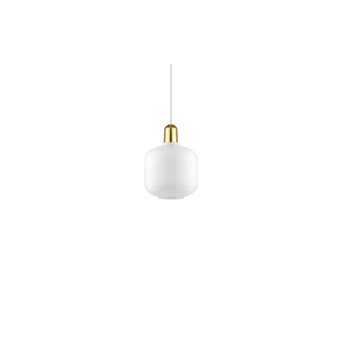 Normann Copenhagen - Amp Pendellampa - Small - Vit/Mässing