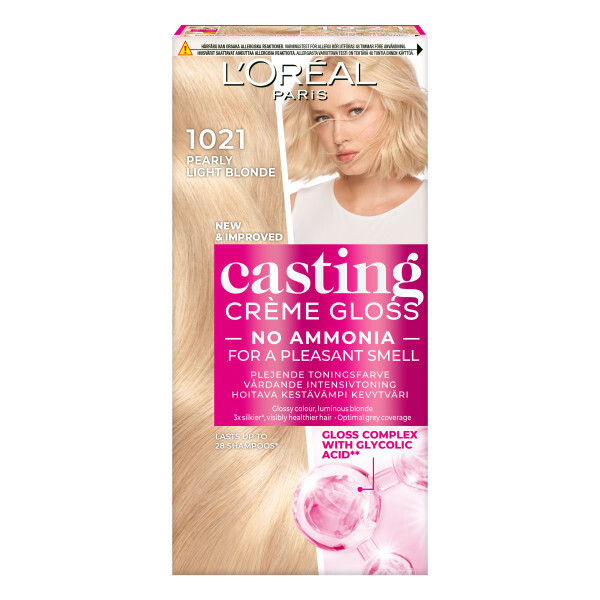 Loreal Paris Casting Crème Gloss 1021 Pearly Light Blonde