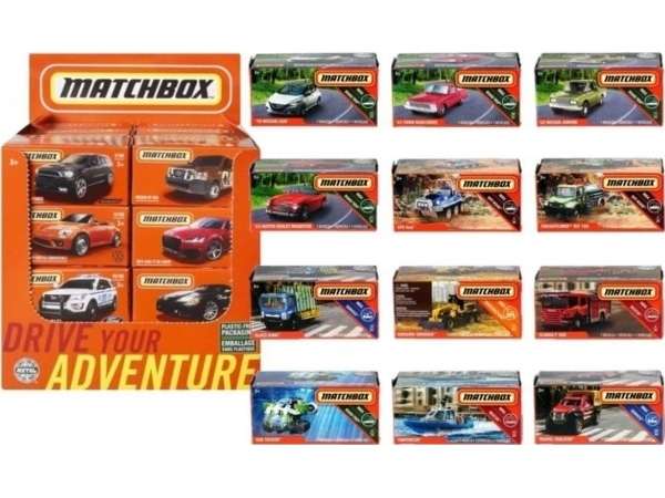 Matchbox småbilar, olika typer