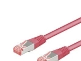 Goobay CAT 6-2000 SSTP PIMF 20.0m, 20 m, Magenta
