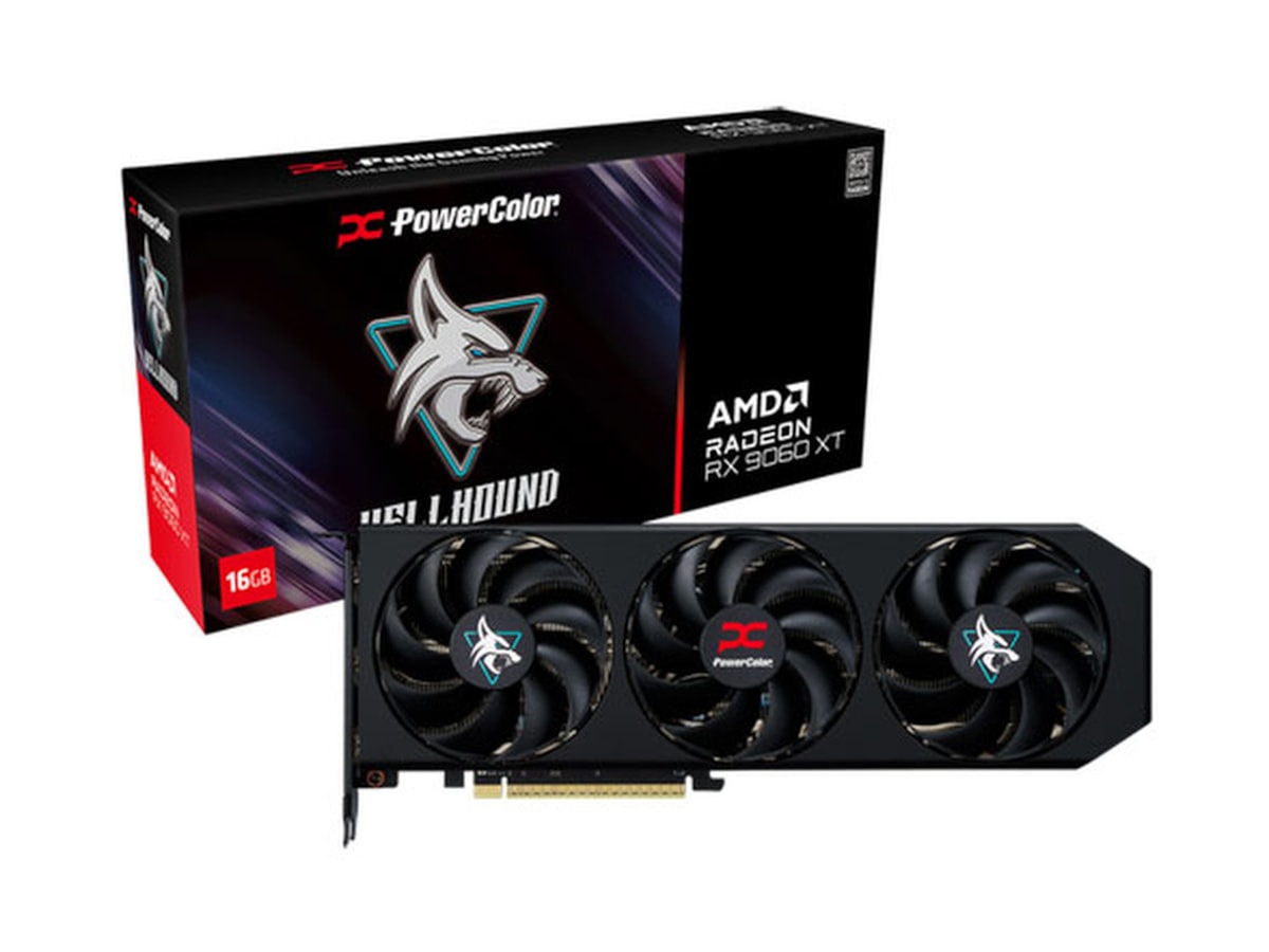 Powercolor HELLHOUND AMD Radeon RX 9060 XT 16GB grafikkort