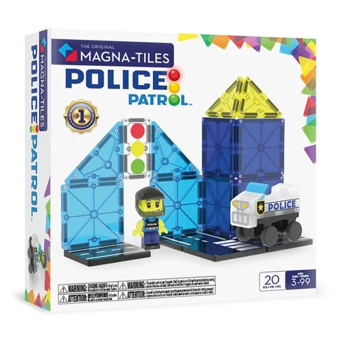 Magna-Tiles Polispatrull 20 delar