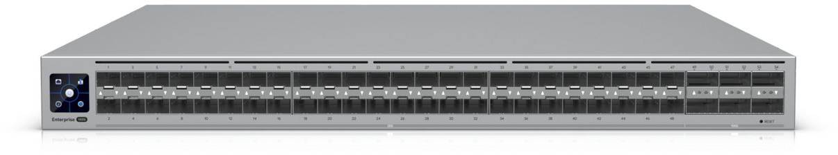 Ubiquiti Networks Enterprise Campus Aggregation, 48x25Gbe SFP28, 6xQSFP28, Layer3 Etherlighting, redundant 550W nätagg, bild 2