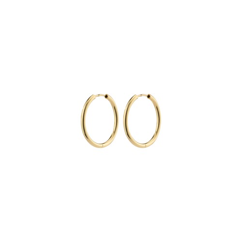 PILGRIM - APRIL Small Hoop Earrings - Gold-Plated - 20 mm