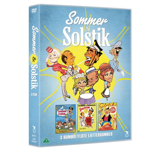 Sommer Og Solstik - 3 DVD - Indeholder 3 Dirch Passer film - Sommer i Tyrol - Solstik samt Solstik på badehotellet