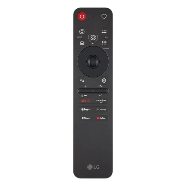 LG MR26GA, TV, Tryckknappar, Rotations-, Svart