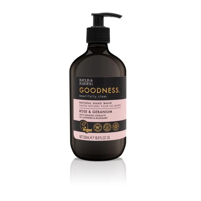 Baylis & Harding Goodness Hand Wash Rose & Geranium 500 ml