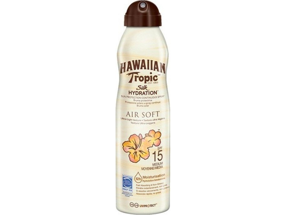 Hawaiian Tropic Sun Screen Spray Silk Air Soft Silk Hawaiian Tropic - Spf 15 - 177 ml