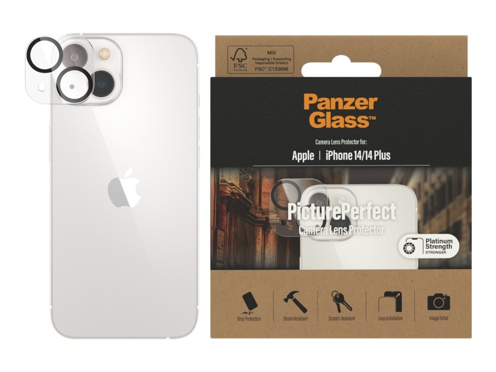 PanzerGlass iPhone 14/14 Plus kameraskydd