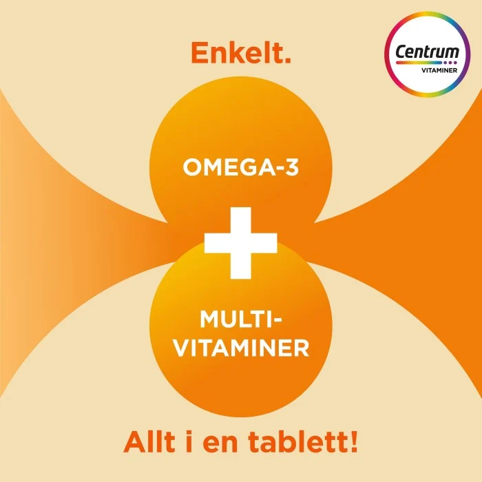 Centrum Omega-3 + Multivitamin, 90 st