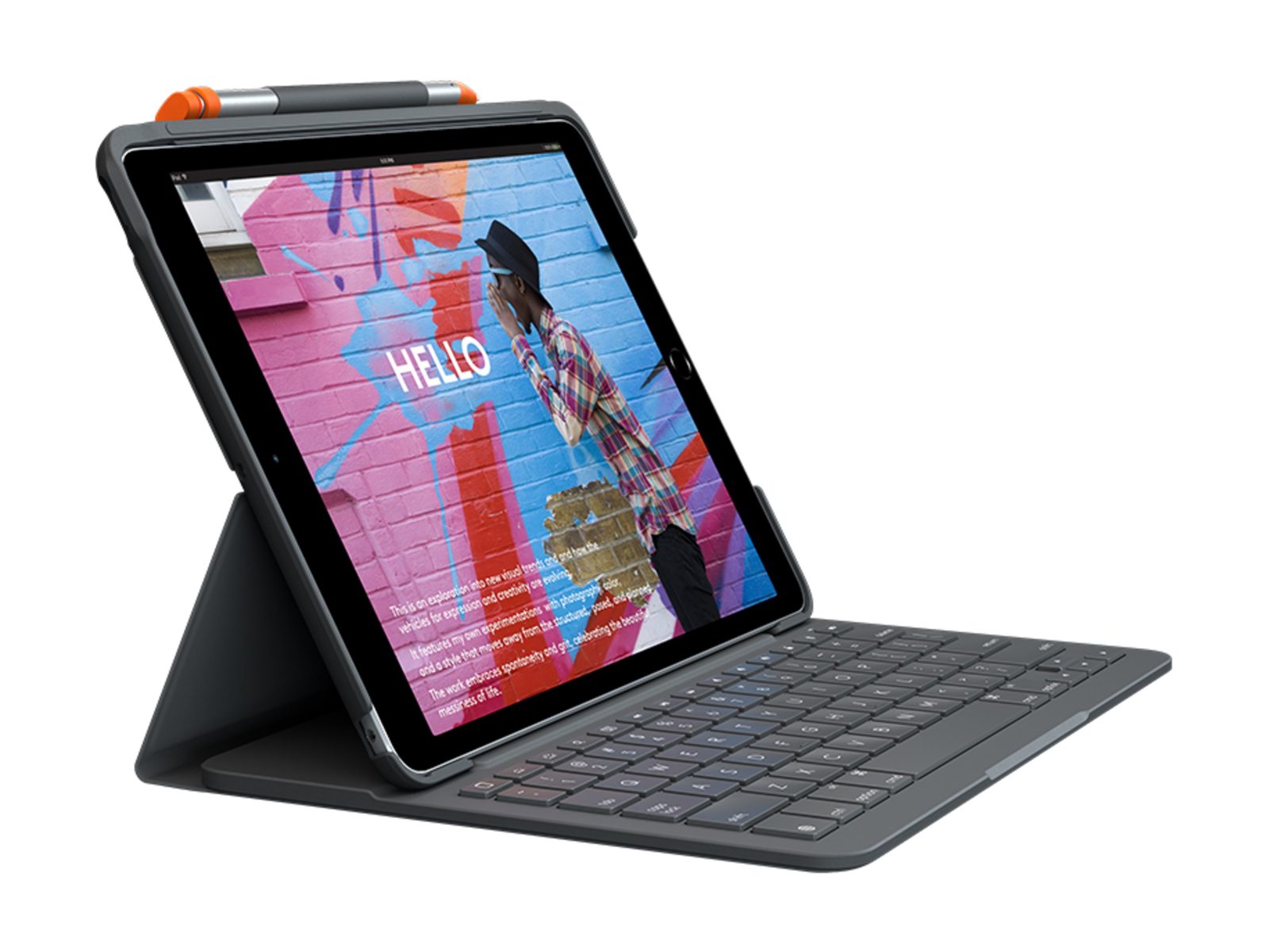 Logitech Slim Folio iPad 10,2" tangentbordsfodral, bild 5
