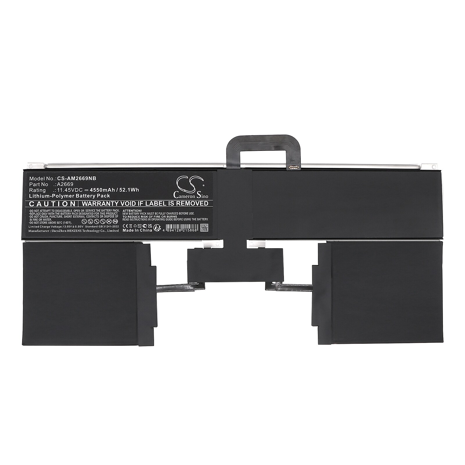Batteri till Laptop, Bärbar dator för Apple A2681 (EMC 4074), M2 2022 A2681 m.fl., bild 4