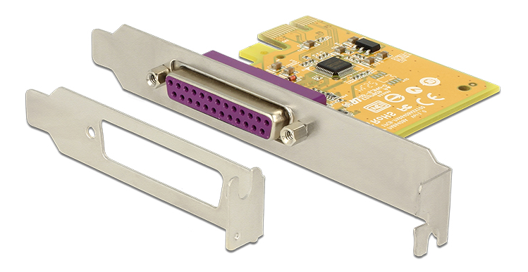 DeLOCK PCI-Express kontrollerkort, 1xDB25 hona, SUN2212 Chipset, bild 2