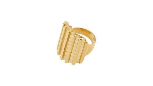 PILGRIM - Laurel Ring - Gold Plated - Adjustable, bild 3