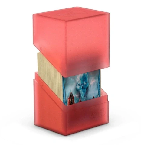 Ultimate Guard Boulder Deck Case 80+ Standard Size Ruby