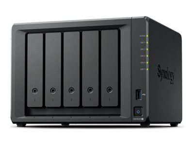 Synology DS1525neo+ NAS med 5 fack AMD Ryzen V1500B 4 GB DDR4 2x2,5 GbE