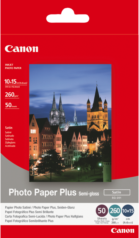 10X15 Sg-201 Photo Plus Semi-Gloss 260g