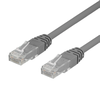 Nätverkskabel oskärmad Cat6, LSZH, 0,3 meter, 50-pack - Grå
