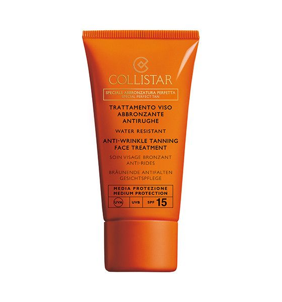 Collistar Antiwrinkle Tanning Face Treatment Spf 15 50 Ml