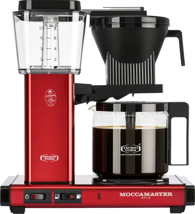 Moccamaster Optio kaffebryggare MOC53914 (röd metallic)