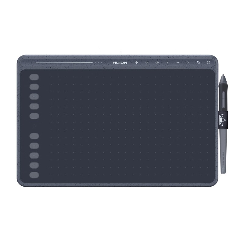 HUION HS611, Kabel, 5080 lpi, 258,4 x 161,5 mm, USB, 1 cm, Svart, bild 3