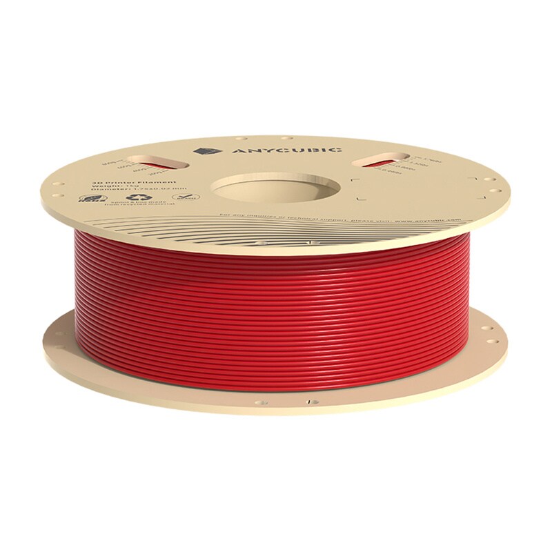 AnyCubic PLA filament 1,75 mm for 3D printer, 1kg, Red, bild 2