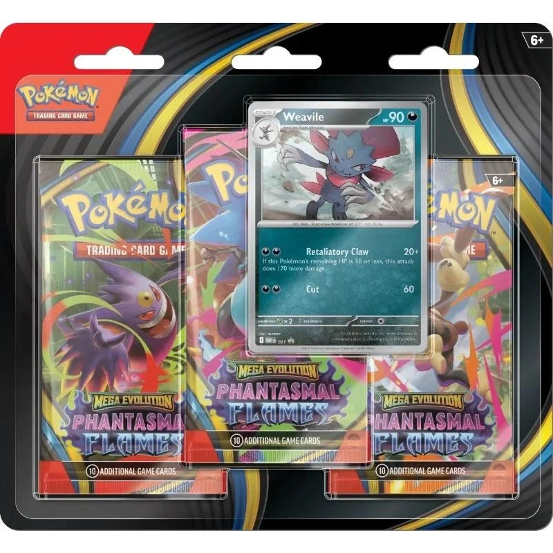 Pokémon ME02 Phantasmal Flames Blister (3-pack)