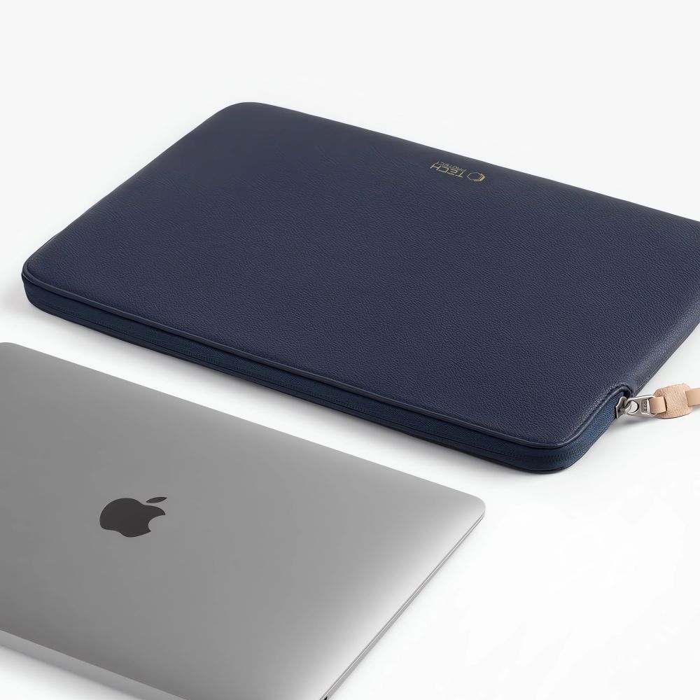 Tech-Protect Fleece laptopfodral 13-14" – blå, bild 4